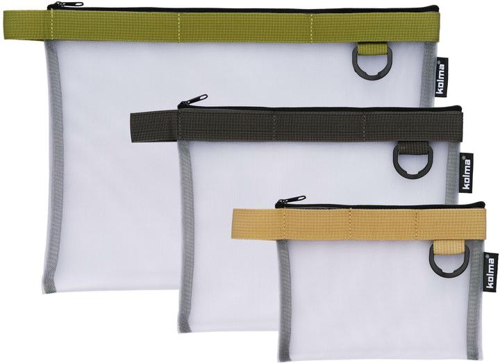 Produktbild Kolma Reissverschlusstasche Nylon Bag A5 transparent anthrazit