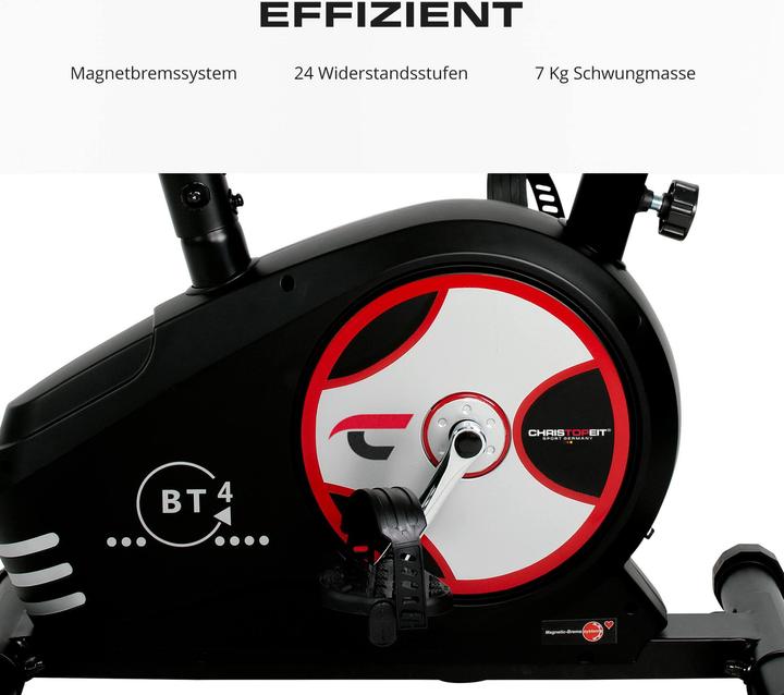 Actual product image Christopeit BT 4 ergometer
