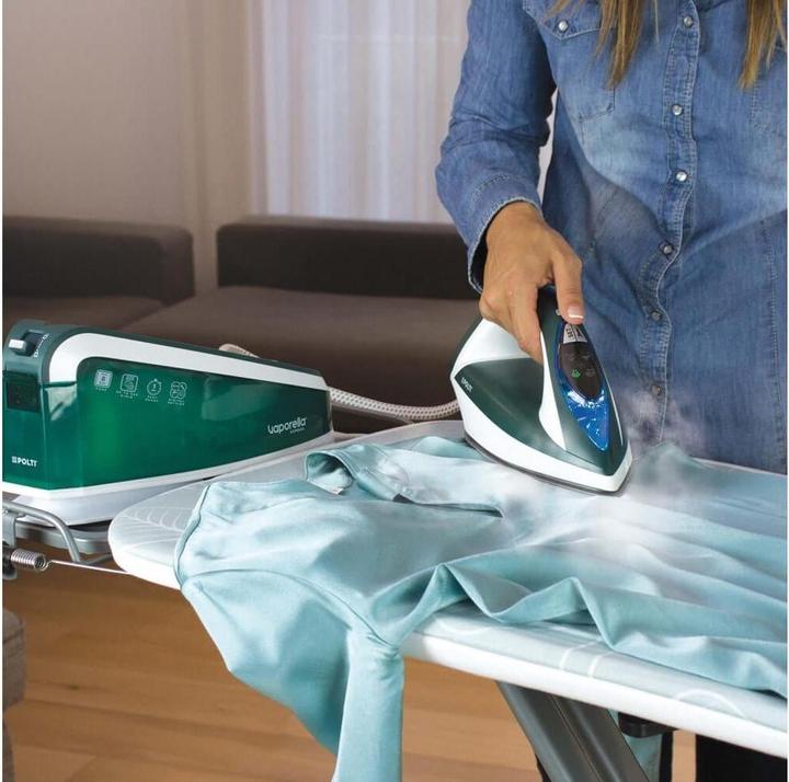 Actual product image Polti VE30.20 ferro da stiro a caldaia 2200 W 1,6 L Ceramica Verde, Bianco (2200 W, 240 g/min)