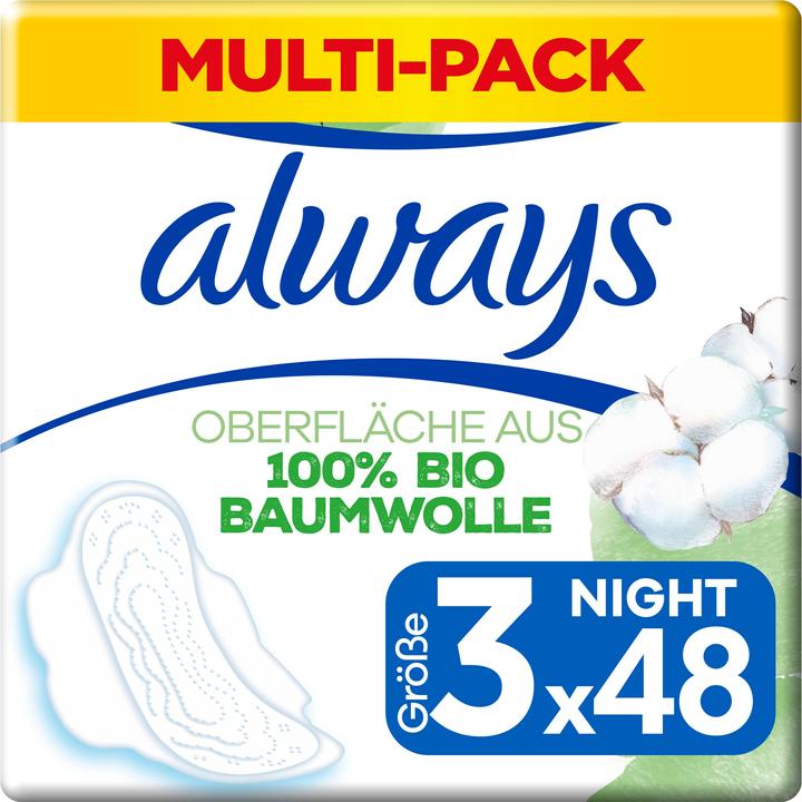 Produktbild Always Cotton Protection (48 x, Damenbinden)