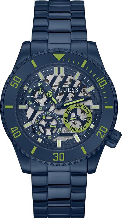 Actual product image Guess GW0488G4 Mens Axle 45mm 5ATM Watch (Analogue wristwatch, 45 mm)