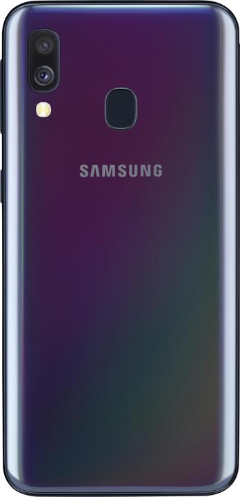 Actual product image Samsung Galaxy A40 EE Enterprise Edition (64 GB, Black, 5.90", Dual SIM, 16 Mpx, 4G)