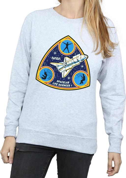 Actual product image Nasa Womens/Ladies Classic Spacelab Life Science Sweatshirt (M)