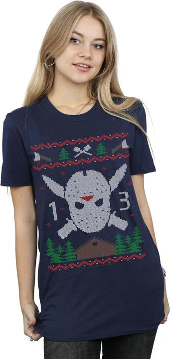 Immagine prodotto Absolute Cult Christmas Fair Isle Maglietta Ampia Donna (XXL)