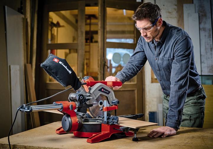 Productafbeelding Einhell TE-SM 8L Verstekzaag met dubbele trekkracht 216 mm 1800 W