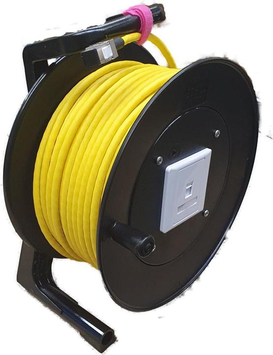 Image du produit EFB Elektronik Cat.8.1/Classe I Ligne d'installation 25m sur enrouleur de câble (S/FTP, CAT8.1, 25 m)