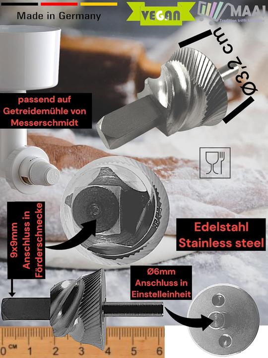 Actual product image Messerschmidt Grain mill