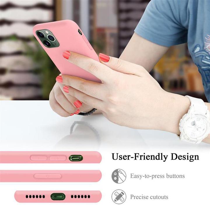 Actual product image Cadorabo TPU Liquid Silicone Case Cover (Apple iPhone 11 Pro Max)