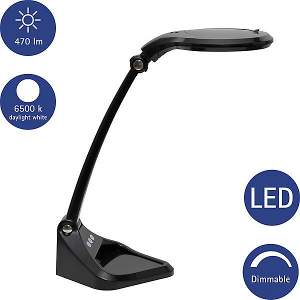 Image du produit Maul Lampe loupe LED MAULiris, dimmable, 470 lumen, 7 W, noir (470 lm)
