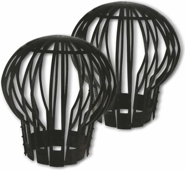 Actual product image Eneroid Leaf guard for rain downpipe, 2 pieces