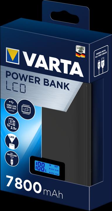 Produktbild Varta Portable Powerbank (7800 mAh, 29 Wh)