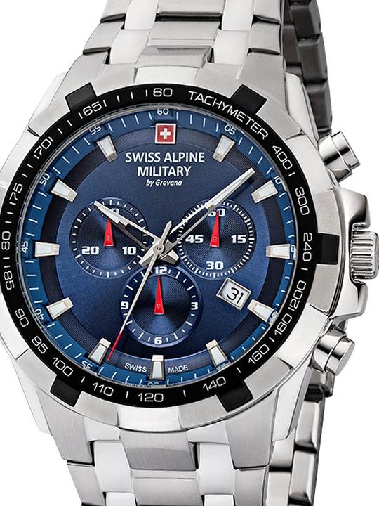 Produktbild Swiss Alpine Military 7043.9235 Saphirglas Chrono 46mm 10ATM (Chronometer, 46 mm)