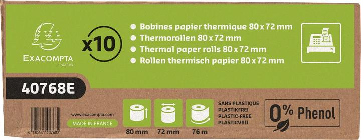 Exacompta Rotolo termico senza plastica