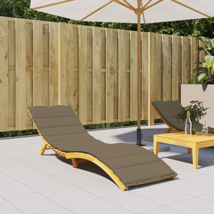 Actual product image VidaXL Sun lounger cushion fabric (200 x 50 x 4 cm)