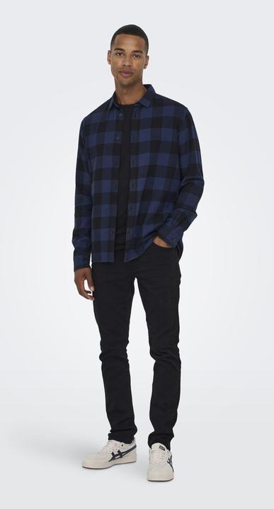 Image du produit Only & Sons Kariertes Langarmhemd (S)