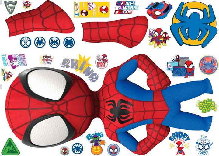 Produktbild Roommates Spidey And His Amazing Friends Peel And Stick Giant Wall Decals