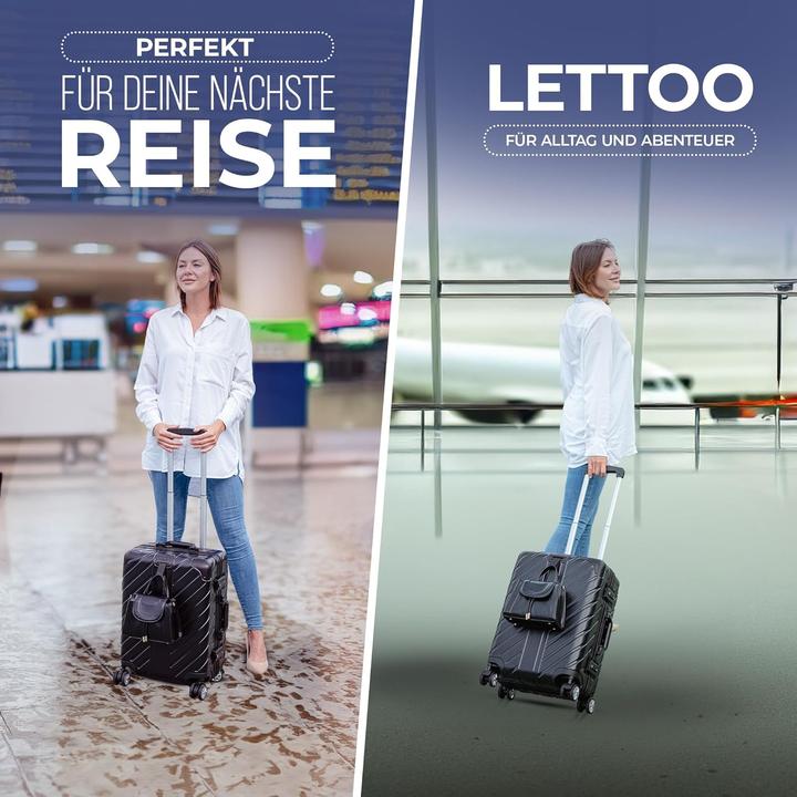 Actual product image Lettoo Hartschalen-Handgepäckkoffer (42 l, Hand luggage (up to 50 litres))