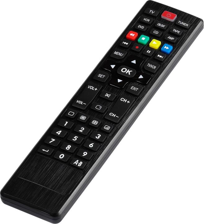 Produktbild Vivanco 8 in 1 Universal Fernbedienung, schwarz (Universal Fernbedienung, Infrarot)