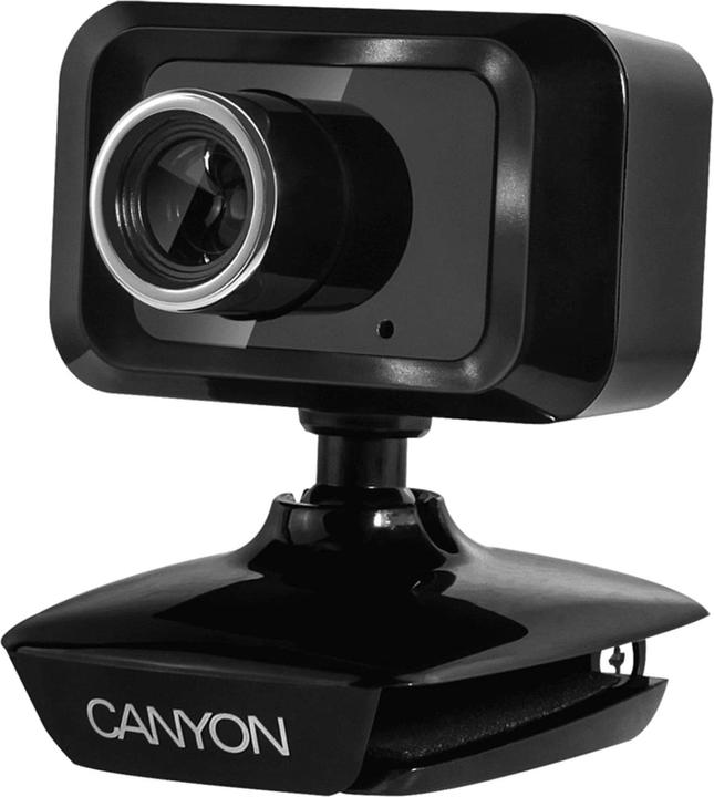 Image du produit Canyon CNE-CWC1 - 1,3 MP - 1600 x 1200 pixels - 30 ips - USB 2.0 - noir - clip/broche (1.30 Mpx)