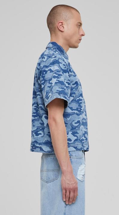 Produktbild Urban Classics Laser Camo Printed Boxy Shirt - 166807 (L)