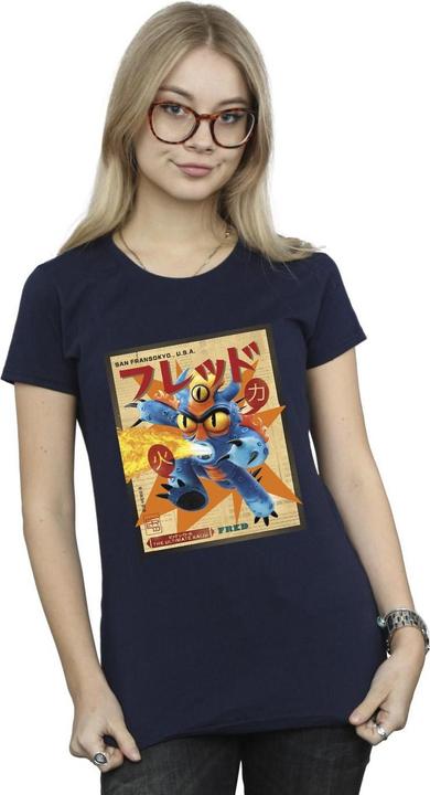 Produktbild Disney Big Hero 6 Baymax Fred Newspaper TShirt (XXL)