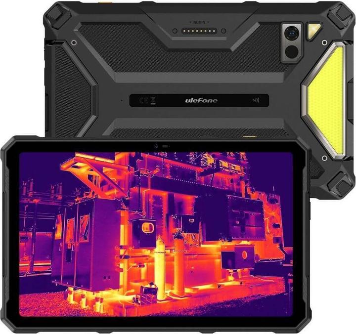 Ulefone Armor Pad 4 Ultra 5G Tablet with Thermal Camera, 256GB, Black (5G, 10.36", 256 GB, Black)