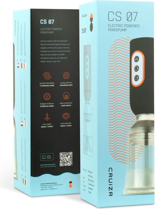 Image du produit Cruizr CS07 Somptueuse pompe à pénis vibrante