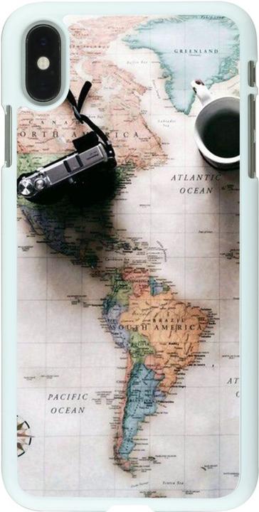Actual product image PhoneLook Cover white Travel 01 (Apple iPhone XS Max)