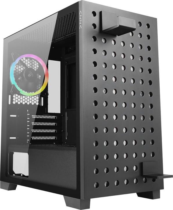 Actual product image Azza Elise 140 GAMING MATX Black CSAZ-140 (mATX, ITX)