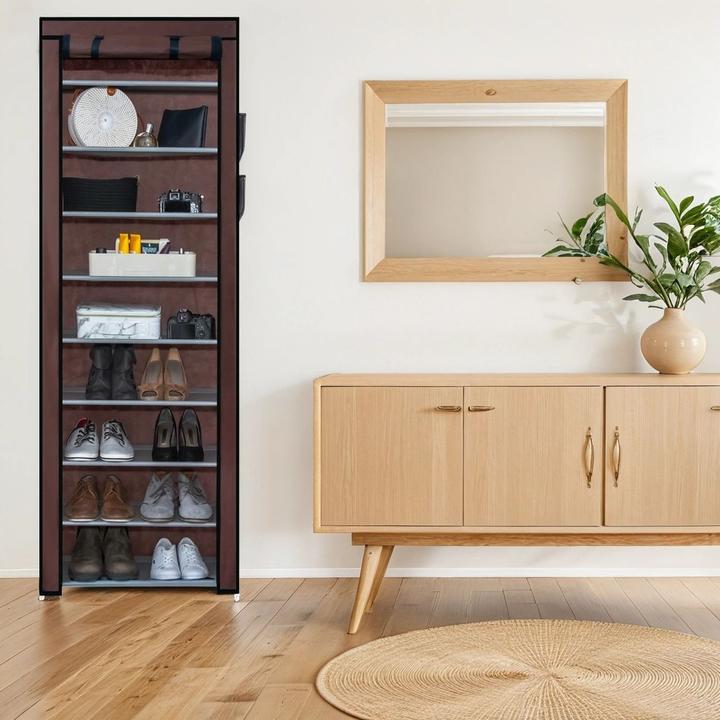 Actual product image Intirilife Faltbarer Stoffschrank (58 x 28 x 170 cm)