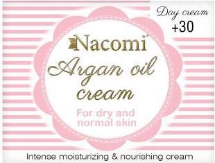 Nacomi NACOMI Argan Oil Cream arganowy krem do skóry suchej i normalnej 30+ na dzień 50ml (50 ml, Face oil)