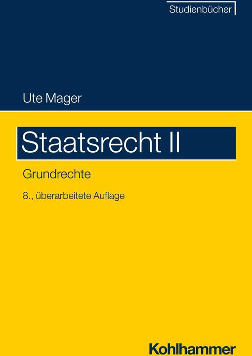 Actual product image Mager:Staatsrecht II (German, Ute Mager, 2024)