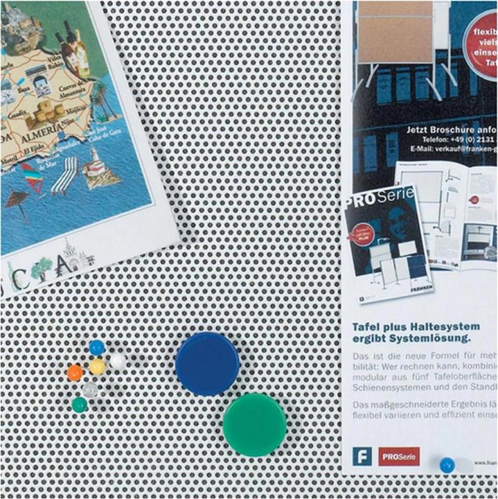 Actual product image Franken Pinboard Pin'n'Mag X-tra, textile, 3 board sizes, also magnetic (Blackboard, 60 x 45 cm)
