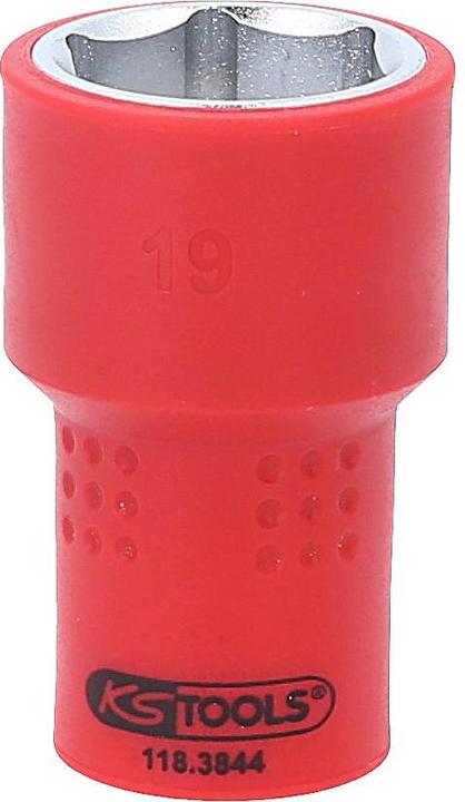Produktbild KS Tools 3/8" Isolierte Stecknuss (19 mm)