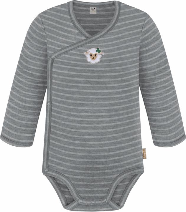 Normani Baby Merino Wickelbody Langarm "Kaitaia" und Baby Merino Hose „Silverdale" - 9625