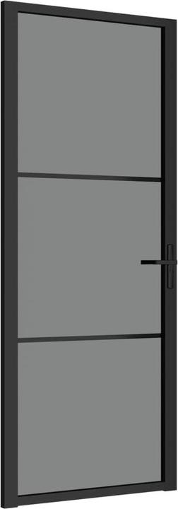 Produktbild Diverse Hardware Innentür 83x201,5 cm Schwarz ESG-Glas und Aluminium