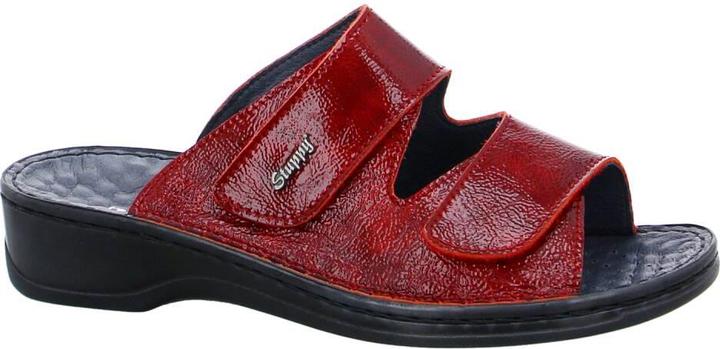 Actual product image Stuppy Mules dark red (41)