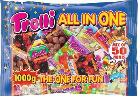 Actual product image Trolli All in One (42 pcs., 1000 g)
