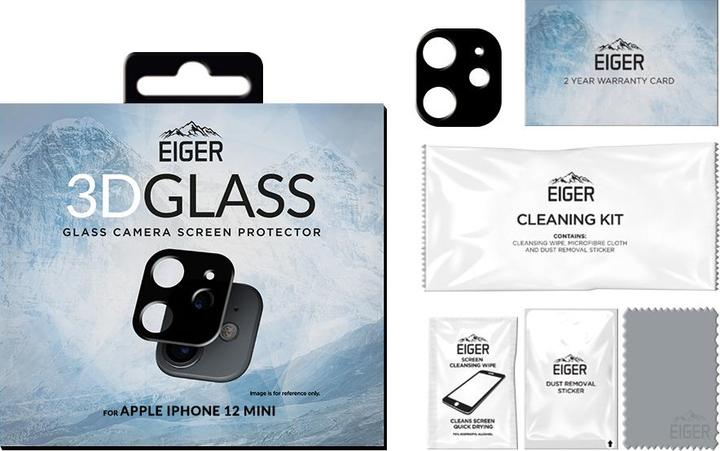 Actual product image Eiger Mountain Glass Lens (1 Piece, Apple iPhone 12 mini)
