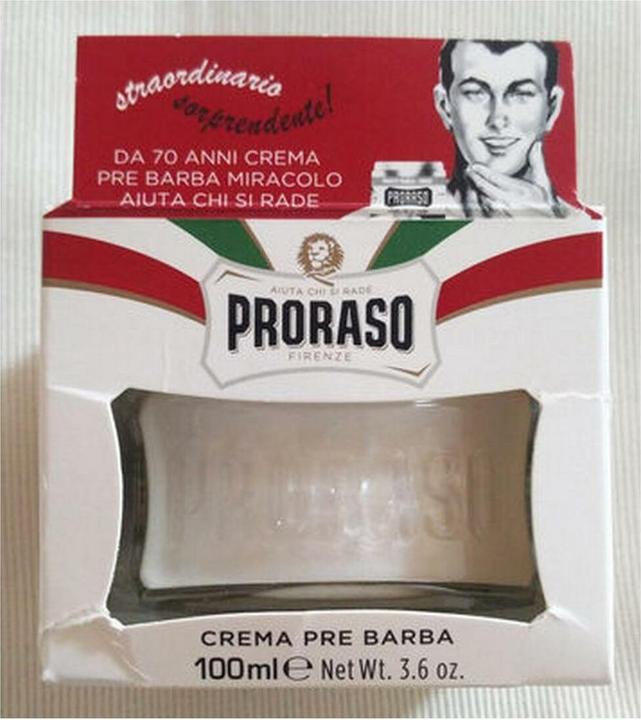 Actual product image Proraso White Pre-Shaving Cream (100 ml, Preshave)