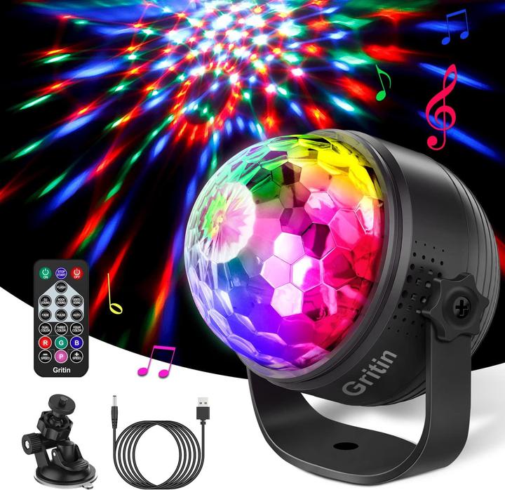 Immagine prodotto Gritin Mini palla da discoteca Pro