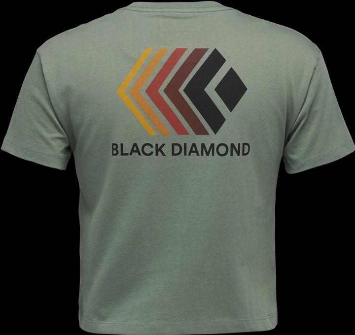 Actual product image Black Diamond Faded Crop Ss Tee (M)
