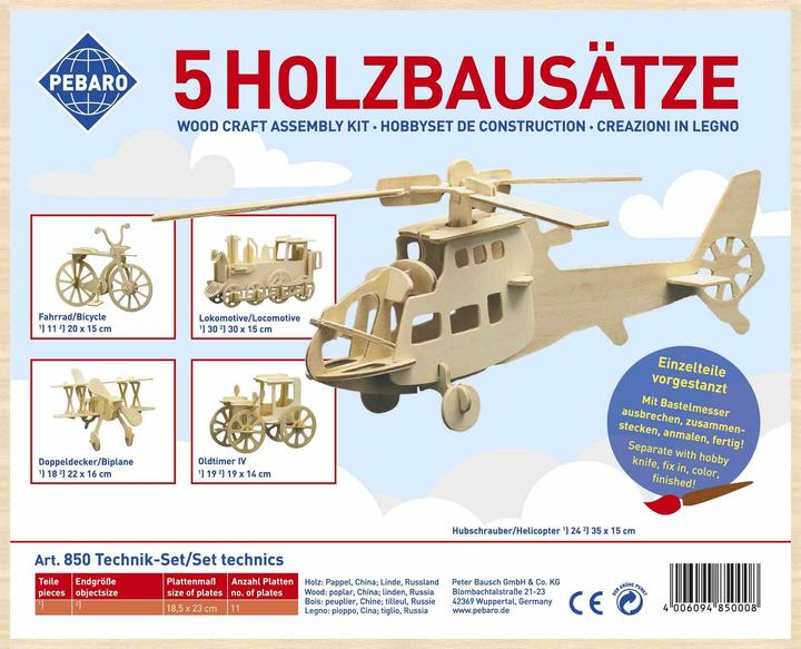 Actual product image Donau Wooden kits 5 xTechnique