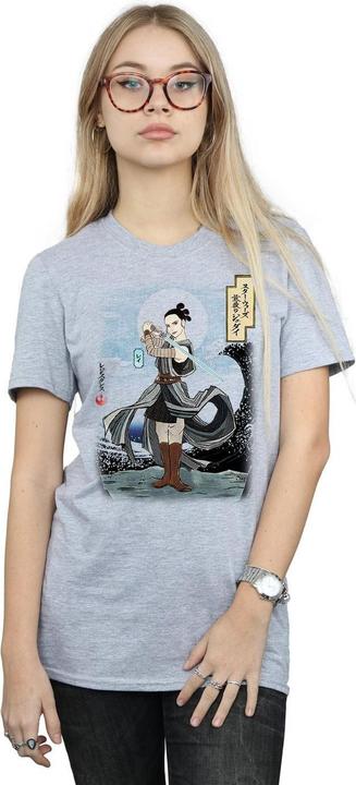 Immagine prodotto Star Wars The Last Jedi Japanese Rey Maglietta Ampia Donna (XXL)