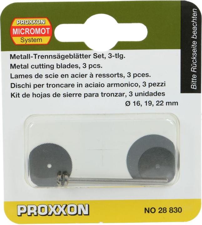 Actual product image Proxxon Cut-off saw blades
