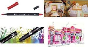 Image du produit Tombow Stylo à double brosse ABT (Noir, 1 x)