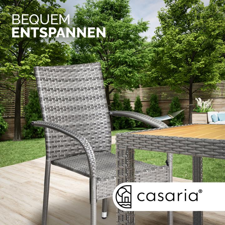 Immagine prodotto Casaria Polyrattan Gartenstühle