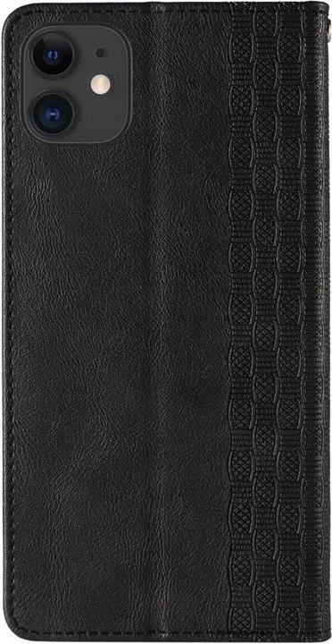 Produktbild Hurtel Magnet Strap Case for iPhone 13 Pouch Wallet + Mini Lanyard Pendant Black (Apple iPhone 13)