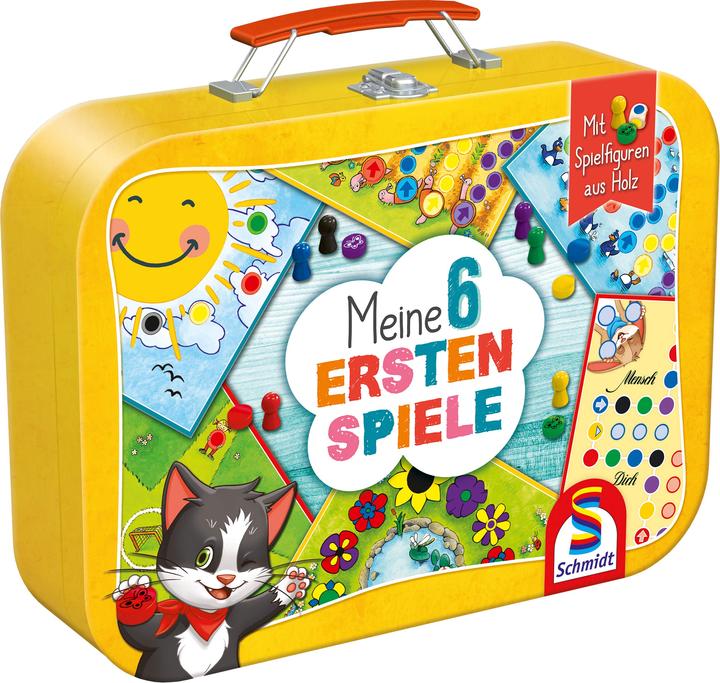 Image du produit Schmidt Spiele Mes 6 premiers jeux (boîte en métal) (Allemand)