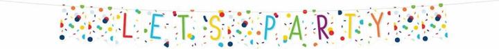 Actual product image Riethmüller Pennant Chain Confetti Birthday Paper 185 x 19 cm